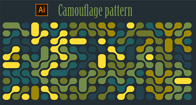 Creating a Camouflage Pattern in Adobe Illustrator - Vector Grap camouflage effect