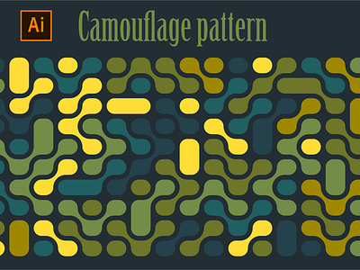 Creating a Camouflage Pattern in Adobe Illustrator - Vector Grap camouflage effect