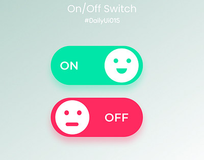Modal For On/Off Switch Design - DailyUI Day015 on off togglebutton