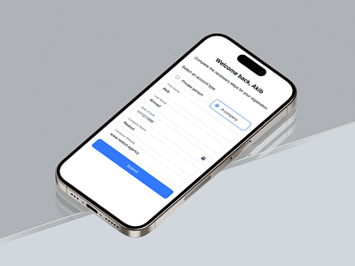 Sign up UI app design mobile app ui sign up ui