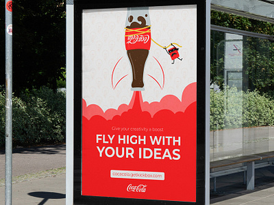 Ad campaign Coca-Cola coca cola graphic design illustration poster