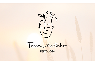 Tânia Martinho Psychologist branding graphic design healthcare logo