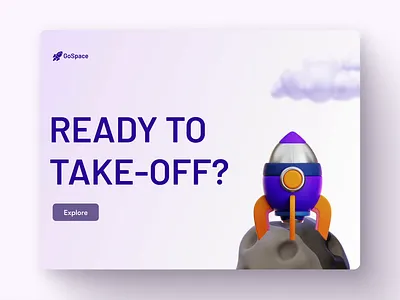 Space Travel 3D - Landing page 3d animation branding design graphic design logo motion graphics ui ux