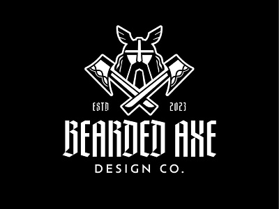 Bearded axe logo