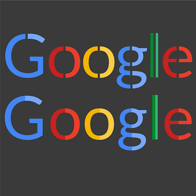 Google Logo Redesign adobe illustrator design graphic design logo typography vector art