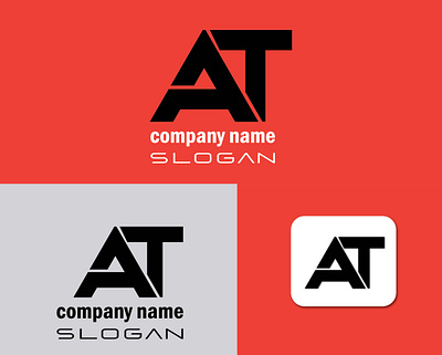 A+T Minimalist logo designe art branding branding logo design business logo design graphic design illustration logo logo designs logodesigner logos minimalist logomonogram logo motion graphics ui