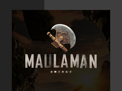 MAULAMAN Website adobe photoshop branding graphic design illustration landing page logo topography ui website design