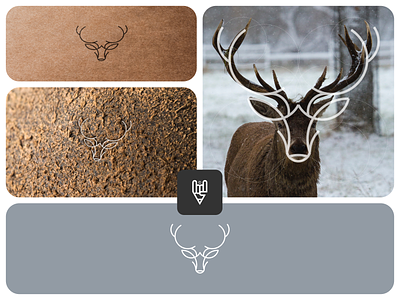 Deer Logo app branding deer design flat graphic design icon illustration logo vector