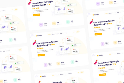 Saas landing page - Saasto landing landing page landing page design saas saas design saas landing page saas website ui uiux user interface web web design