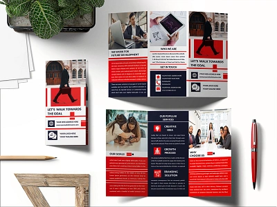 Corporate trifold brochure design brand identity branding brochure business corporate corporate branding corporate brochure corporate stationery design flyer graphic design illustration magazine newsletter poster print print design trifold typography vector