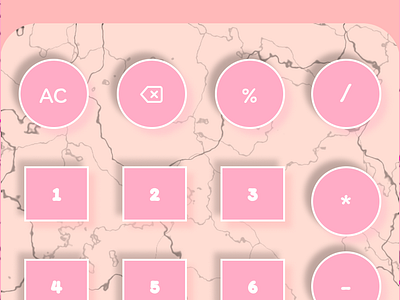 CALCULATOR SCREEN dailyui dailyuichallenge004 figma marbleeffevt neumorphissm ui