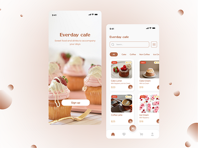 Food Mobile App apps clean design food order minimal mobile ui ux