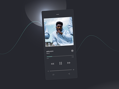 #DialyUI - Music Player apple branding clean design digital design graphic design ios layout logo music player product design ui ux design vector web design