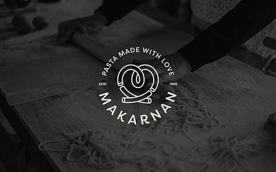 Makarnan Logo + Branding brand branding heart logo logo logo design logo designer logos m logo pasta pasta logo design restaurant restaurant brand restaurant logo