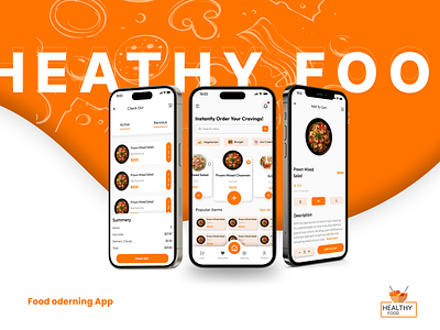 Healthy Food Name app graphic design ui ux