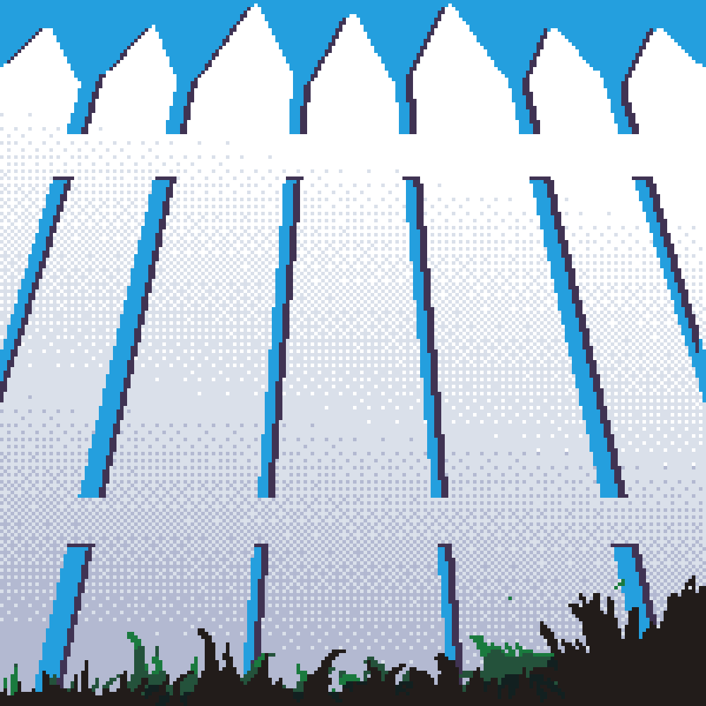 Fences 16 bit 8 bit animation bit branding bug compsition design fence graphic design grass illustration nes perspective pixel pixel art pixel game retro retro art snes