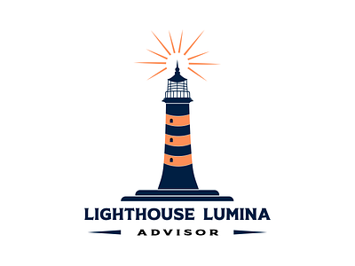 Light house Logo Design. advisorlighthouse lumina branding car logo design graphic design house houses illustration light house logo logos passall typography vector