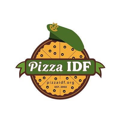 Pizza IDF food logo pizza pizza idf