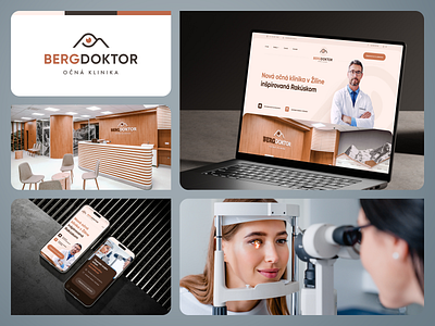 Bergdoctor - eye clinic branding doctor eye clinic eye doctor logo mobile ui ux web webdesign website