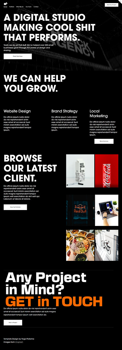 Black Agency Squarespace 7.1 agency agency template black agency squarespace 7.1 black and white pattern css html landing page landing page template minimalist squarespace 71 squarespace template squarespacedesigner theme user interfaces webdesign wix