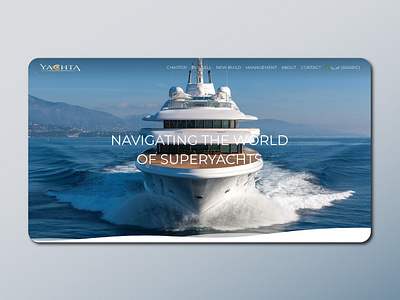 UX/UI - Yachta branding charter design for charter for sale graphic design illustration marine maritime navy ui user interface ux web website yacht yachting yachts