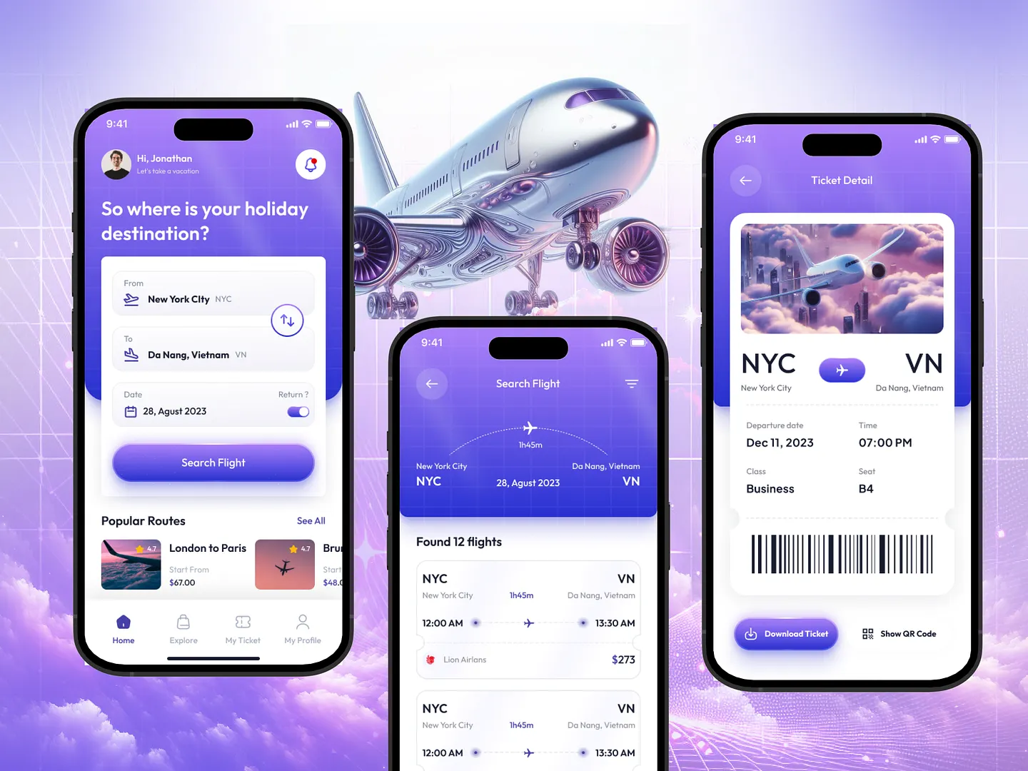 Innovative Airline Website Design for Seamless Flight Booking