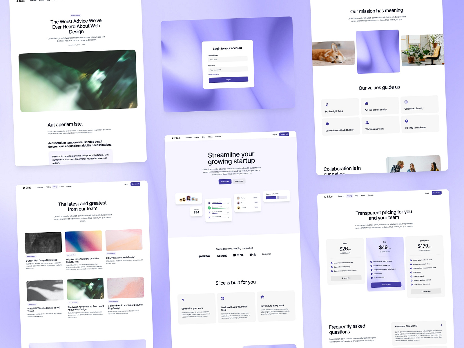 Saas Website Template By Bryn Taylor On Dribbble Saas Website Template By Bryn Taylor On Dribbble
