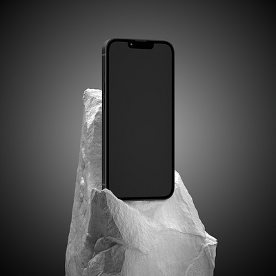 iPhone Mockup Scenes for DesignStripe App 3d apple branding design graphic design iphone mockup modelling rendering rock