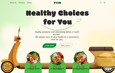 Healthy deliver deliver delivery service ecommerce food food and drink food app food page healthy healthy food web website