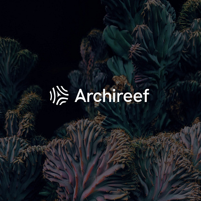 `Archireef branding graphic design logo