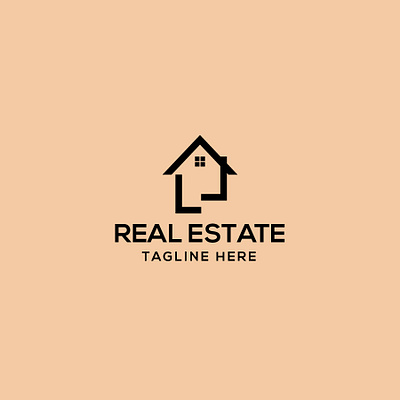 REAL ESTATE branding construction logo design house property logo real estate realtor