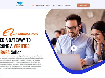 Wework Website Design and Development branding design figma graphic design illustration logo ui ui ux design ux design web design web development wordpress