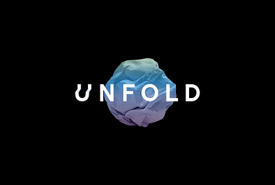Unfold branding graphic design logo