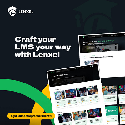 Lenxel LMS - A Learning Management Platform learn learning lms ui ux