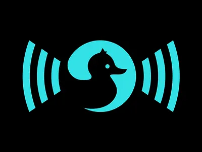 TuneDuck Logo Design app logo branding duck logo graphic design logo minimalist logo modern logo tune logo