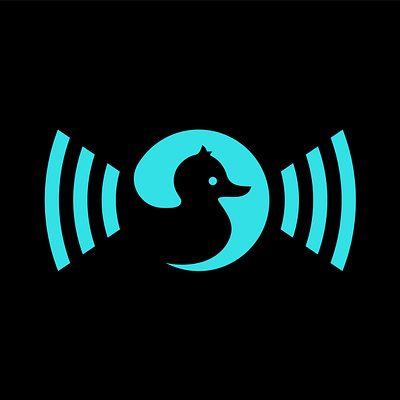 TuneDuck Logo Design app logo branding duck logo graphic design logo minimalist logo modern logo tune logo