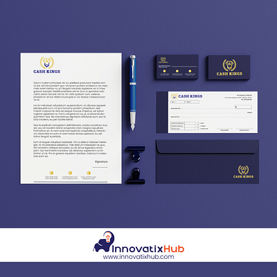 Business Brand Identity - Cash Kings! advertisingagency bank brandidentity branding business cashkings company designs development digitalagency freelancer illustrator innovatixhub logo logocreator logocustom logodesigns logoking logoshop trendinglogo