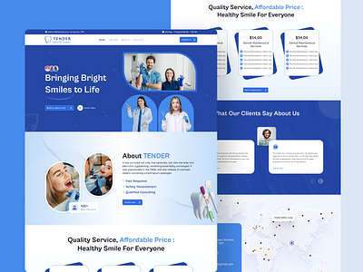 🦷TENDER: Dental clinic website🌟 app branding clinicwebsite dentalcare dentalcarewebsite dentalclinic website dentalcliniccasestudy dentalclinicwebui dentallogo dentalwebsite design logo tenderdentalclinicwebsite typography ui userexperience userinterface ux websiteui webui