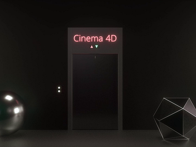 Elevator 3d animation cinema4d graphic design motion graphics octane render