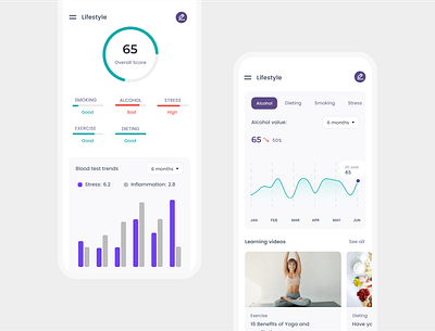 Health Mobile App mobile app onboarding ui user experience