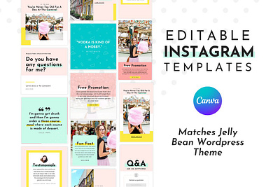 Instagram Template Colorful Canva canva canva instagram instagram post template instagram posts instagram posts layout instagram stories instagram story template instagram template instagram template link instagram template pack