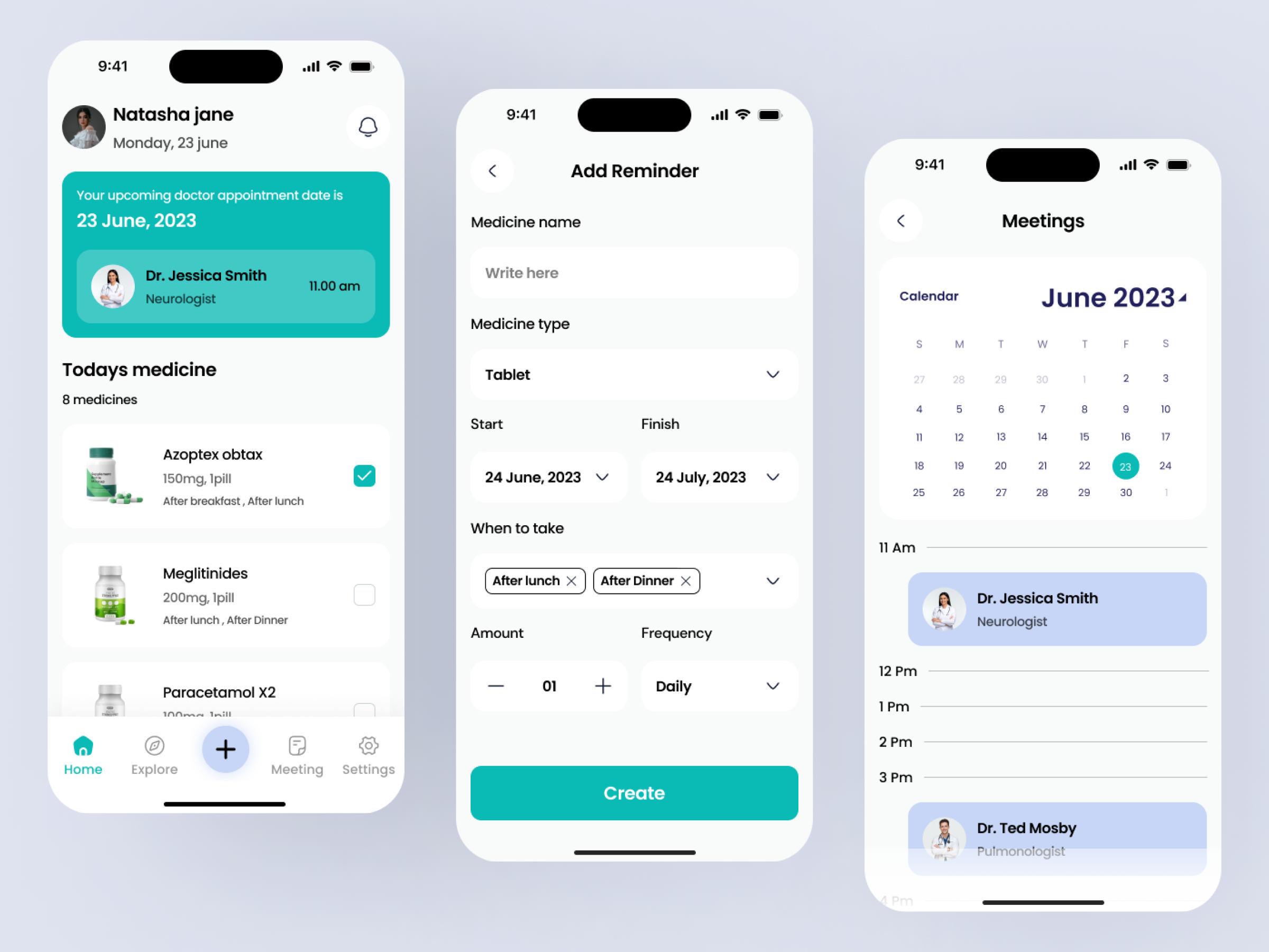 Mobile App Design - Medical App by Jahid Chowdhury for Winnex on Dribbble