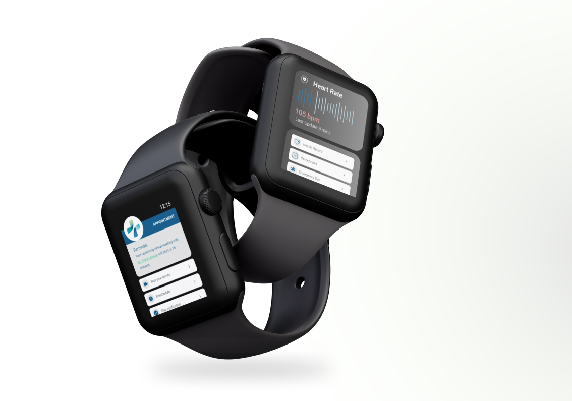 Notification on Smart Wearable Device applewatch healthcareui notification popnotification smartwatch ui design