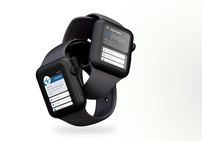 Notification on Smart Wearable Device applewatch healthcareui notification popnotification smartwatch ui design