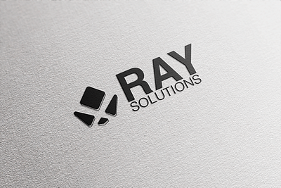 Xray Solutions branding design flat graphic design logo minimal typography ui vector
