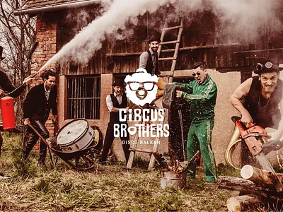 Branding for Circus Brothers band band branding logo