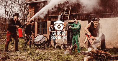 Branding for Circus Brothers band band branding logo