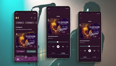 Day 24 - Duotone Music Player App day24 guvi guviuichallenge uidesign