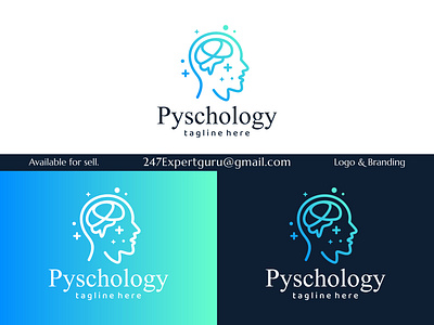 Mental health logo design psychotherapy symbol concept human branding graphic design logo minimal logo