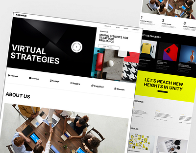 Creative Agency Website agency website agency website design business creative agency creative strategy design studio marketing uiux user interface web design